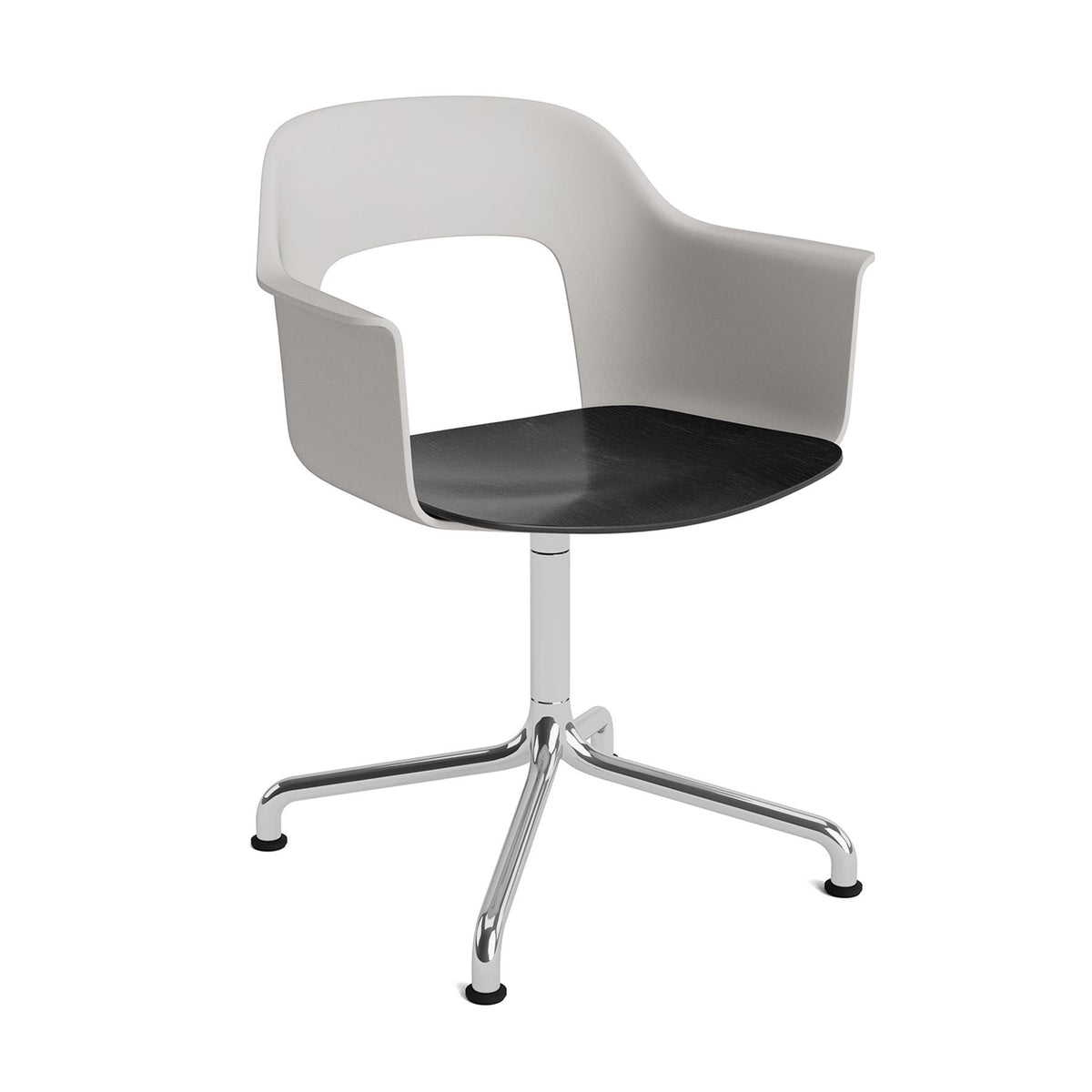 HAY Layout Armchair 252 with 4 Star Swivel Arc Base