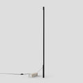 Model 1063 Floor Light - Black with White Base