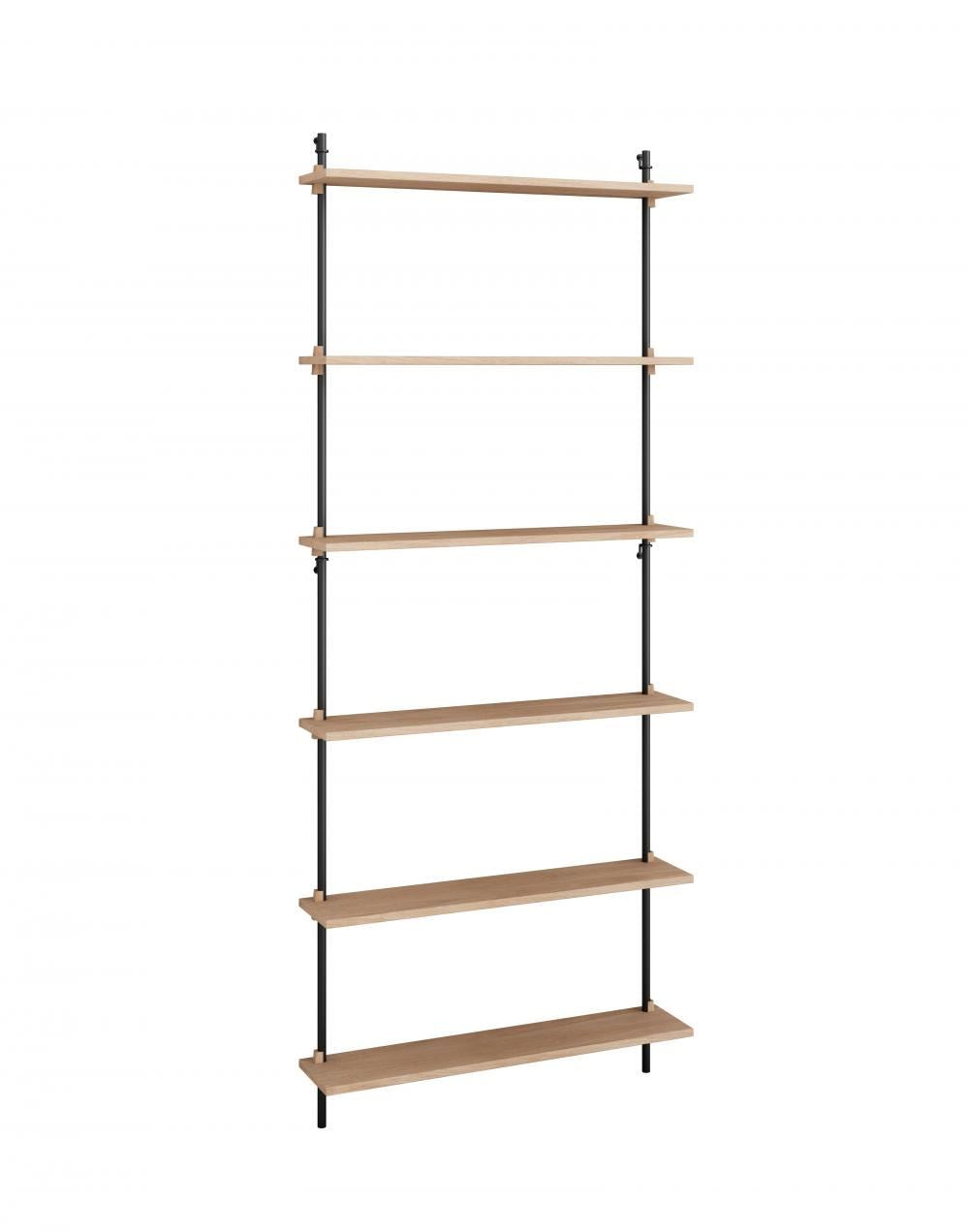 MOEBE Wall Shelving Set Single