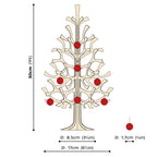 Lovi Wooden Spruce with Mini Baubles