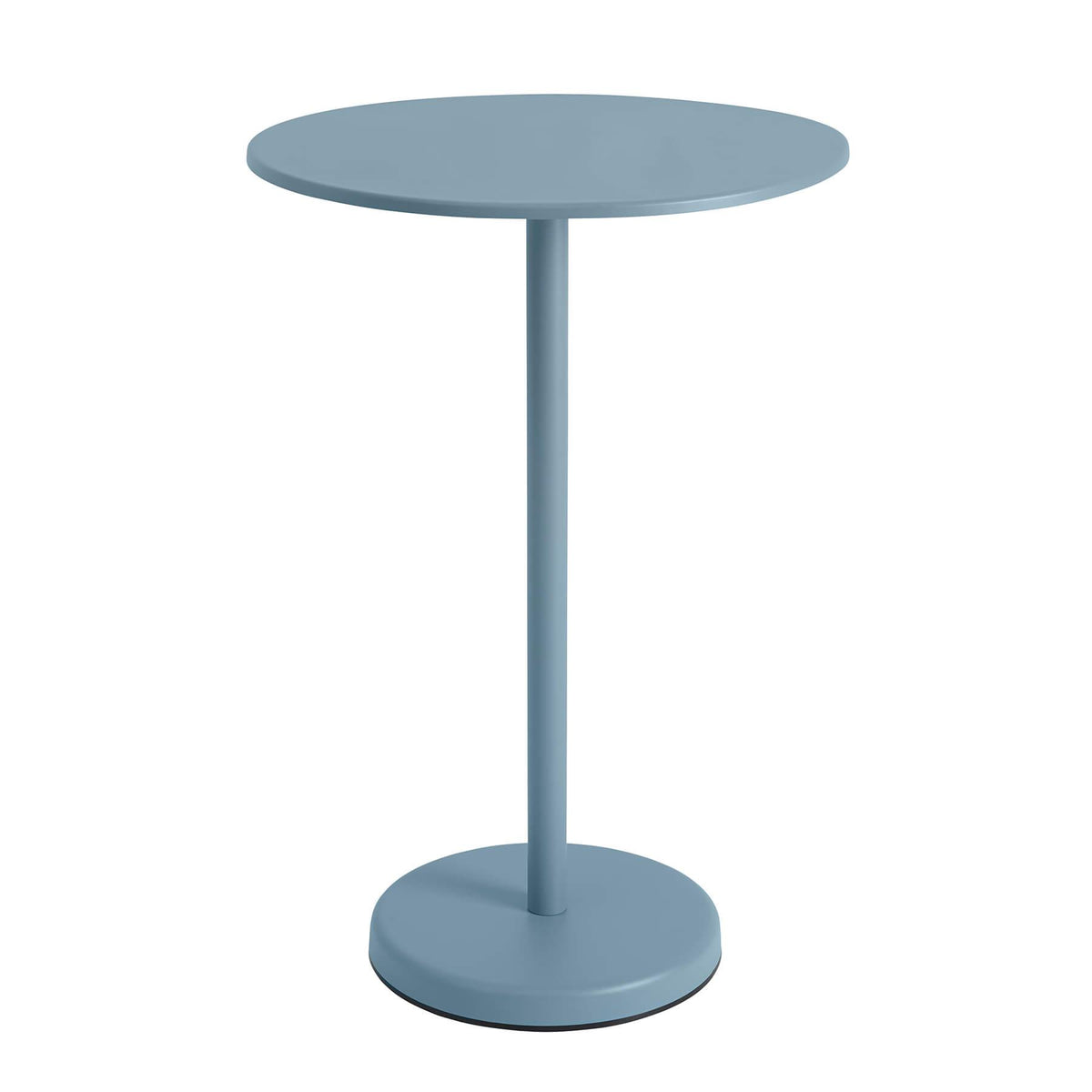 Muuto Linear High Round Steel Garden Cafe Table