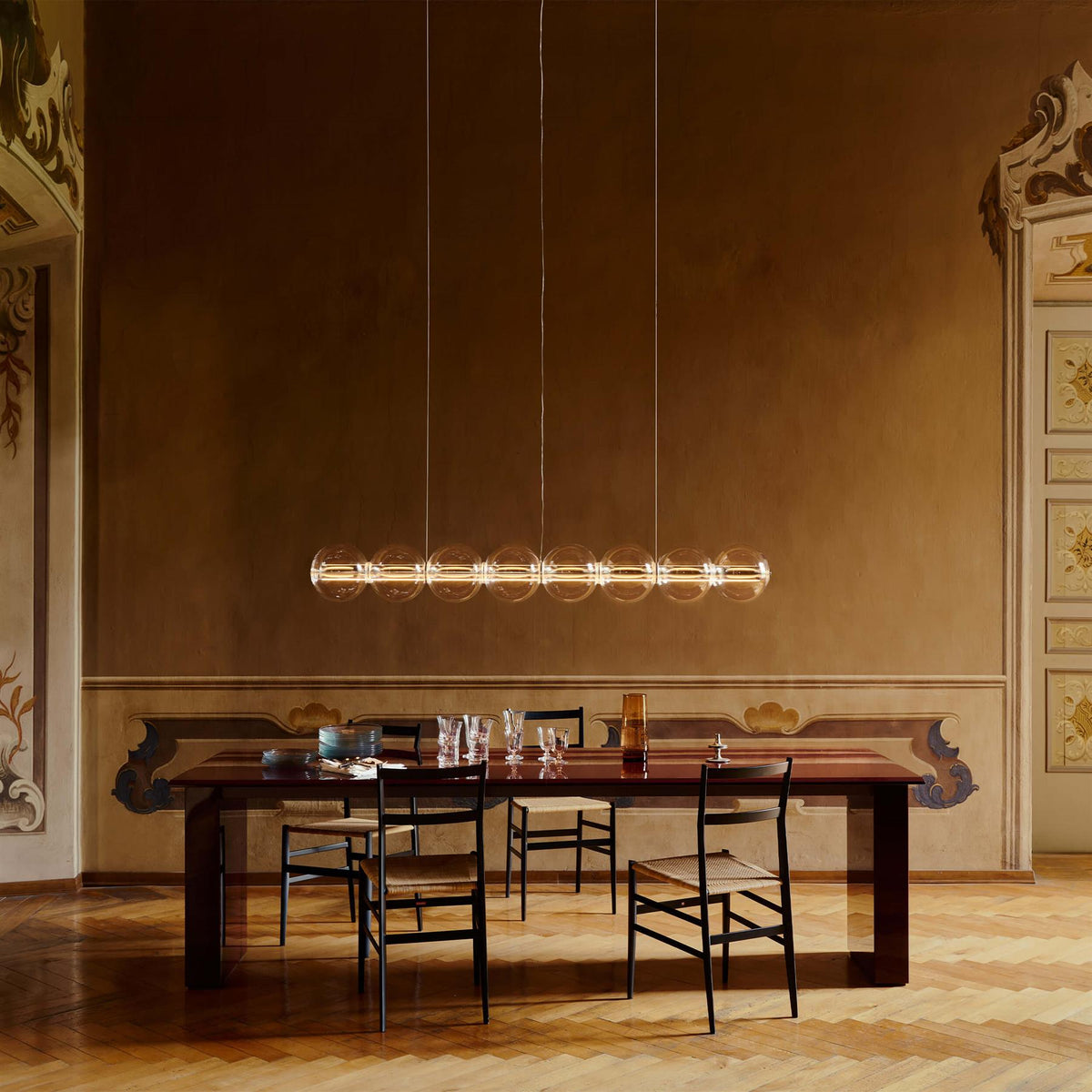 Flos Luce Sferica Linear Pendant Light