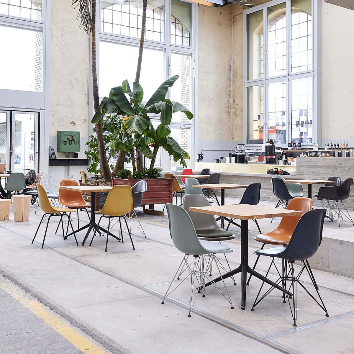 Vitra Eames DSR Fiberglass Side Chair