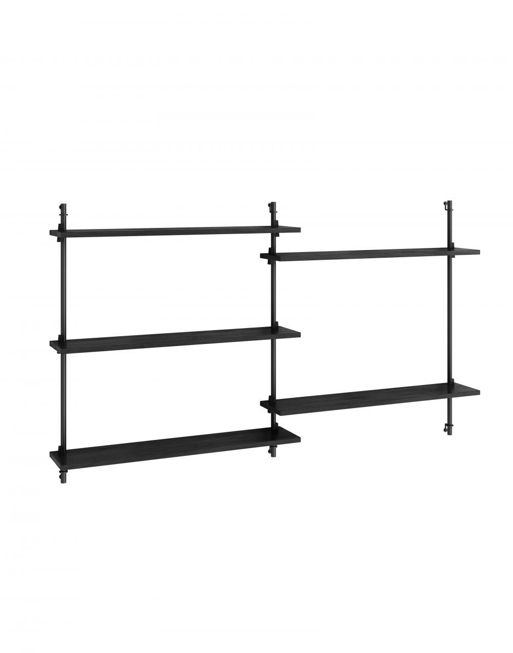 MOEBE Wall Shelving Set Double