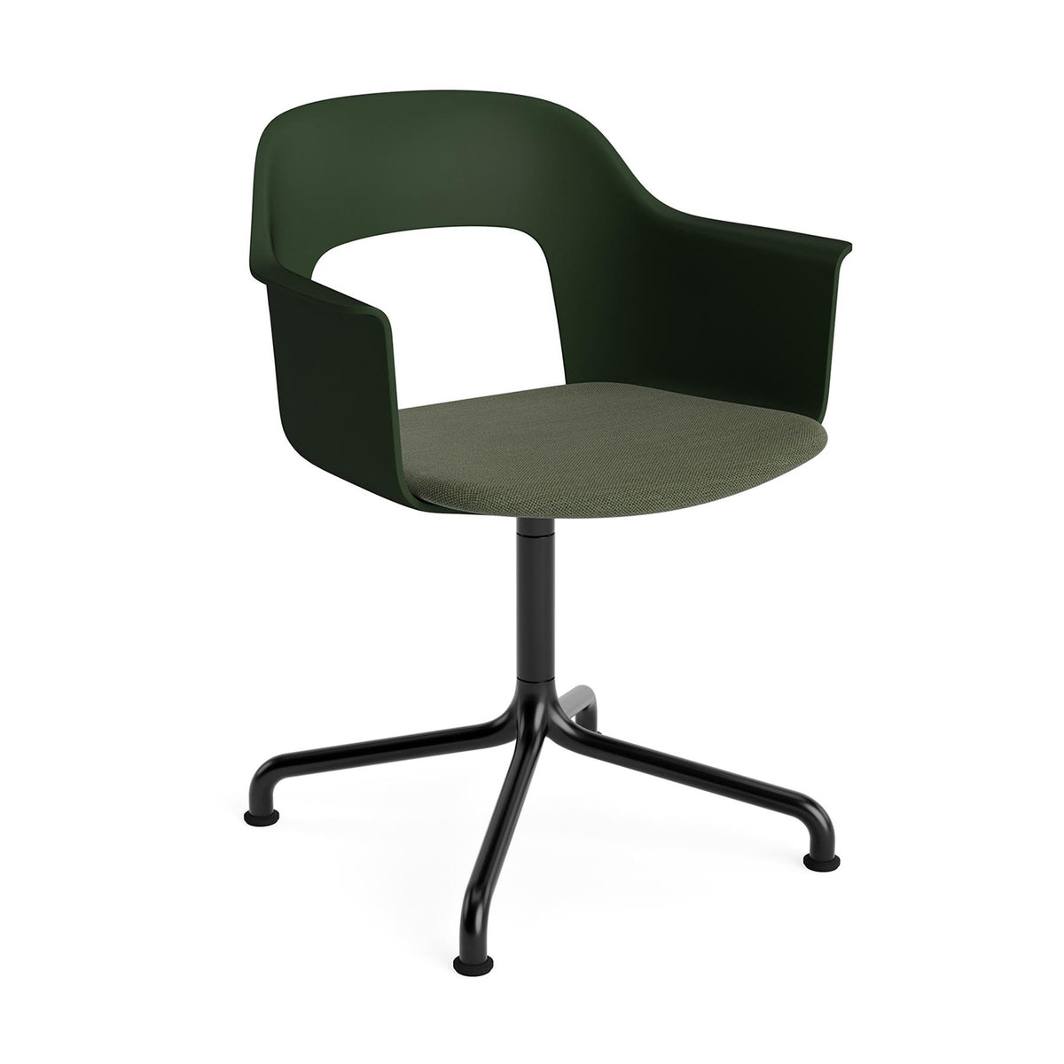 HAY Layout Armchair 253 with 4 Star Swivel Arc Base