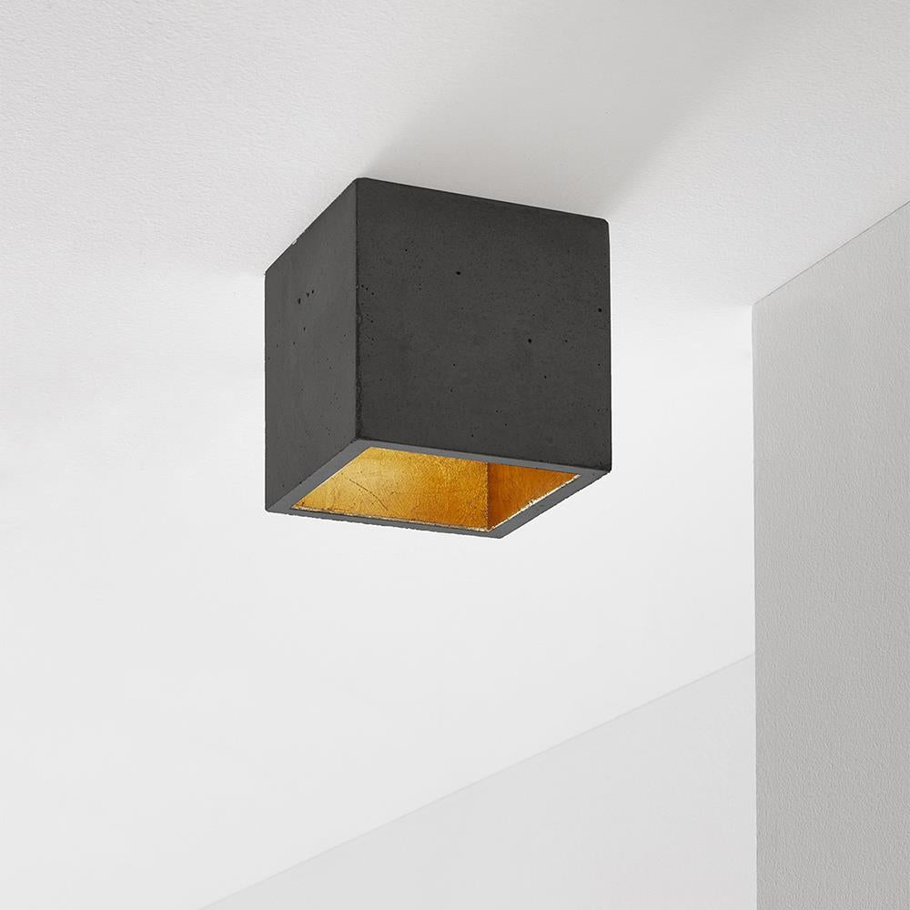 Concrete box ceiling light