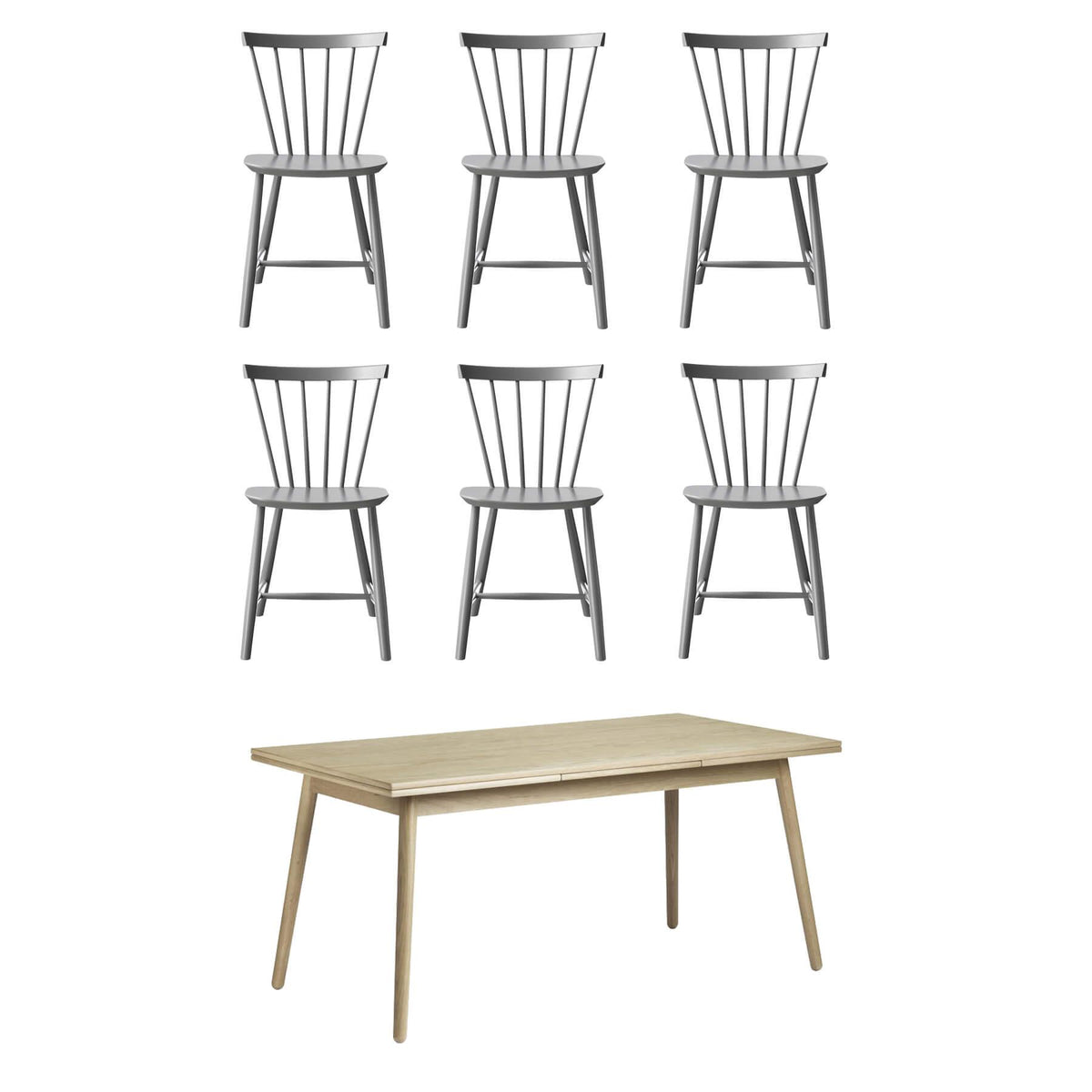 FDB Mobler Family Dining Table Set