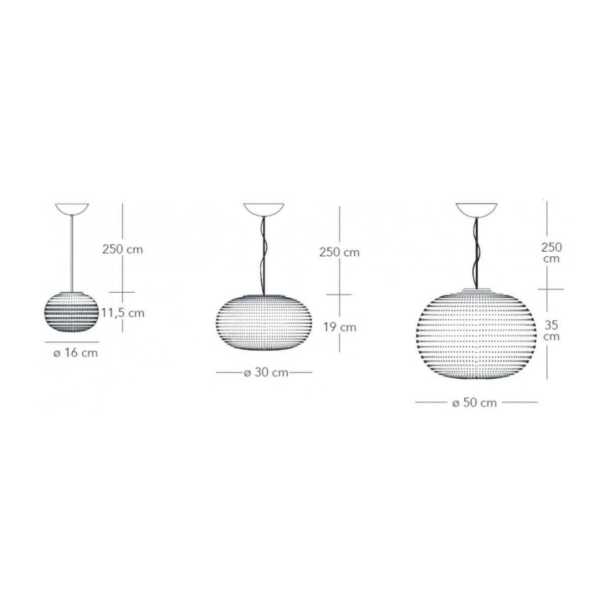 FontanaArte Bianca Pendant Light