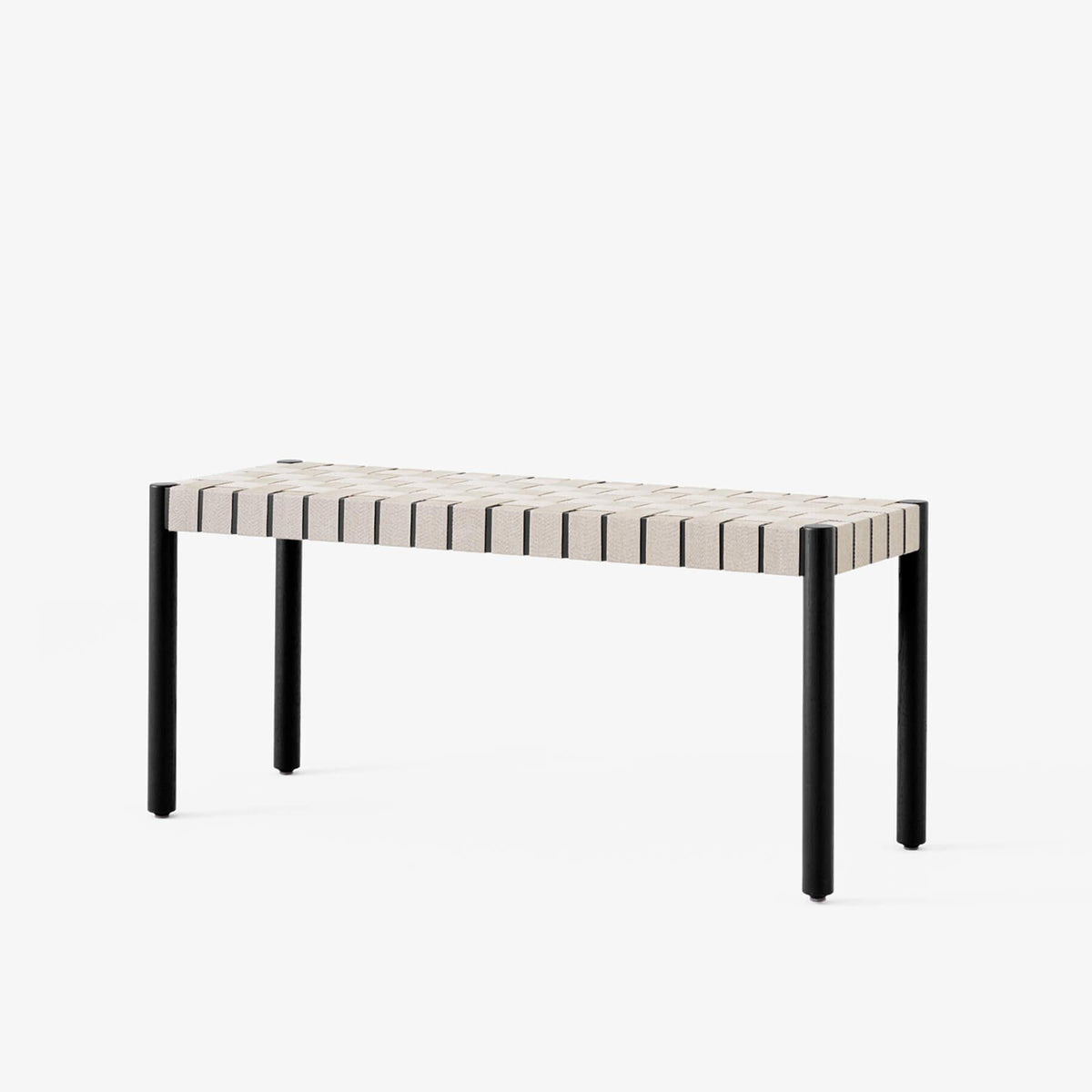Outlet &Tradition TK4 Betty Bench - Black, Natural Webbing