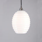 Outlet Old School Electric Beehive Pendant Light - Polished Nickel