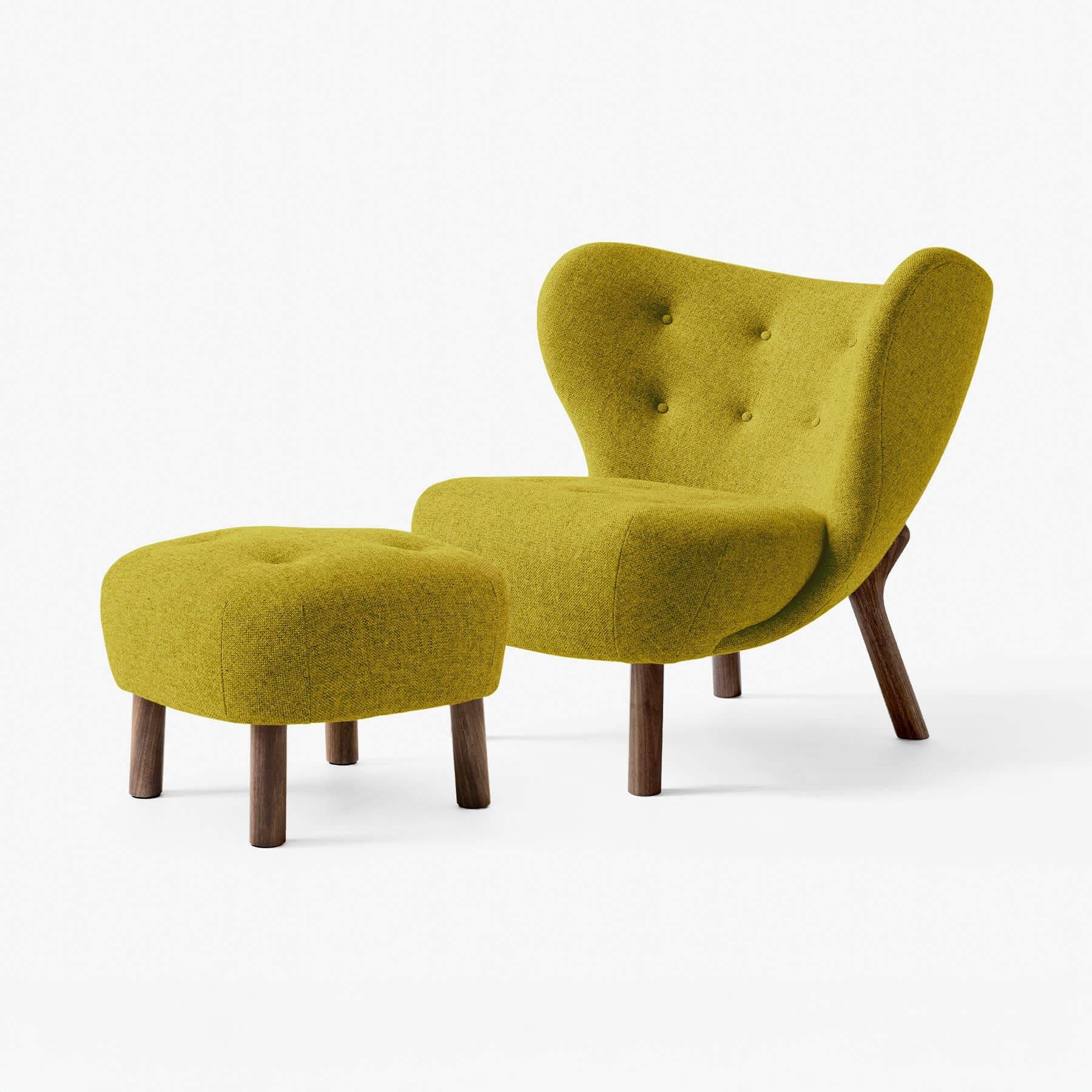 &Tradition VB1 Little Petra Chair with Footstool