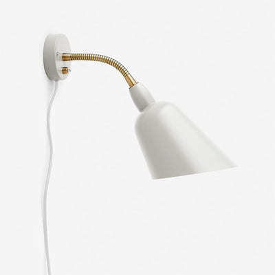 Outlet Bellevue wall light - White & brass