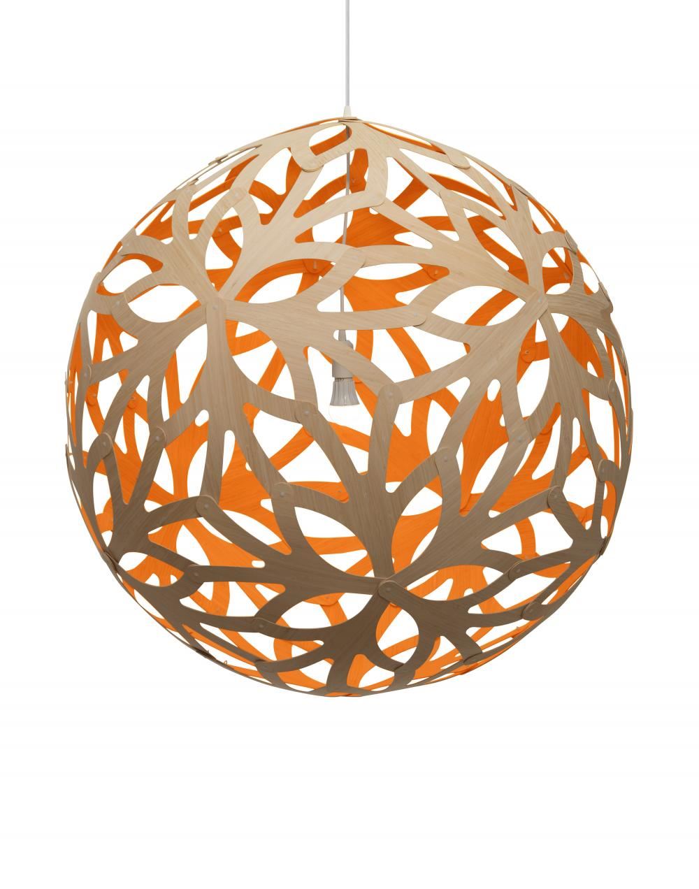 David Trubridge Floral Pendant Light Coloured - 1 Side