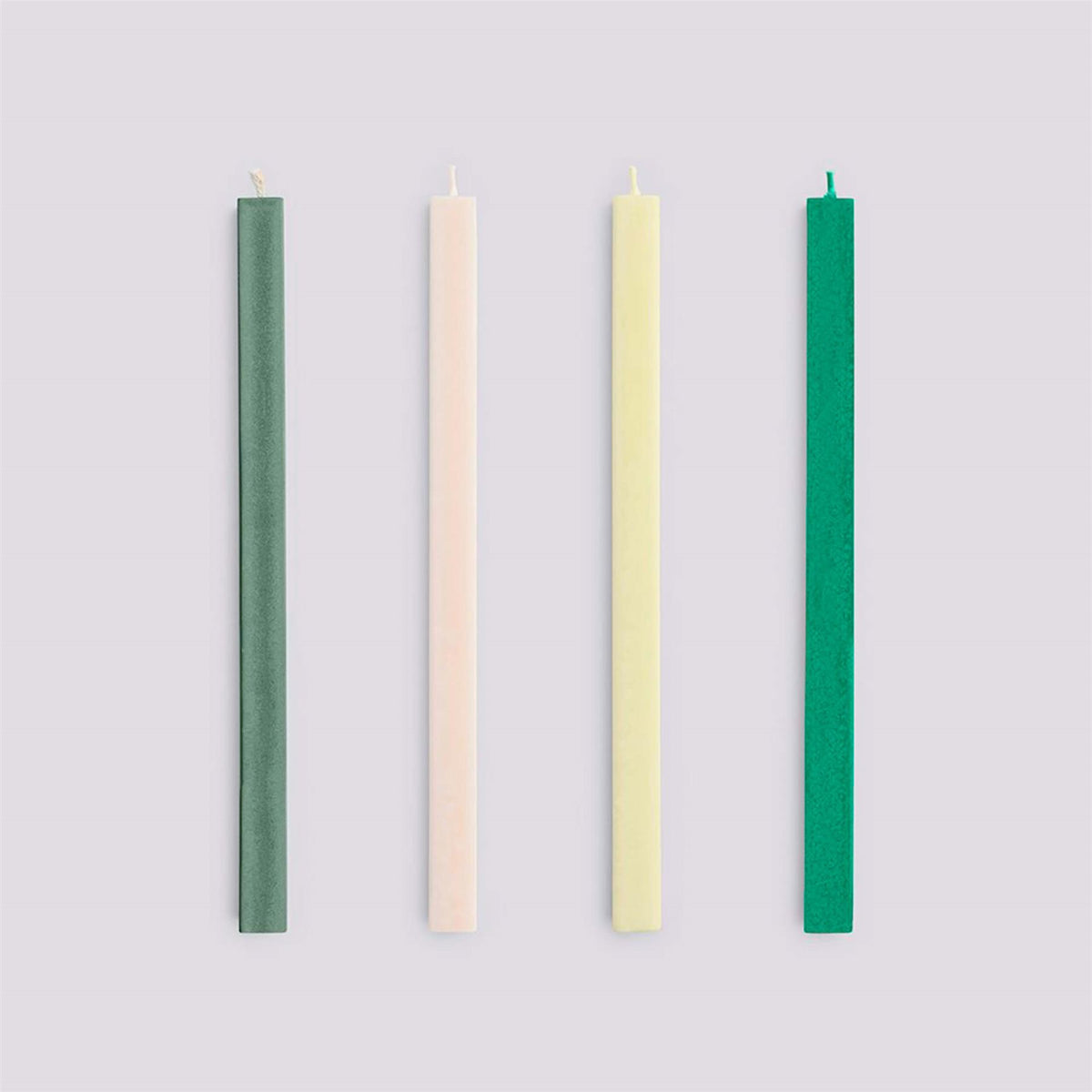 HAY Square Candle, Set of 4