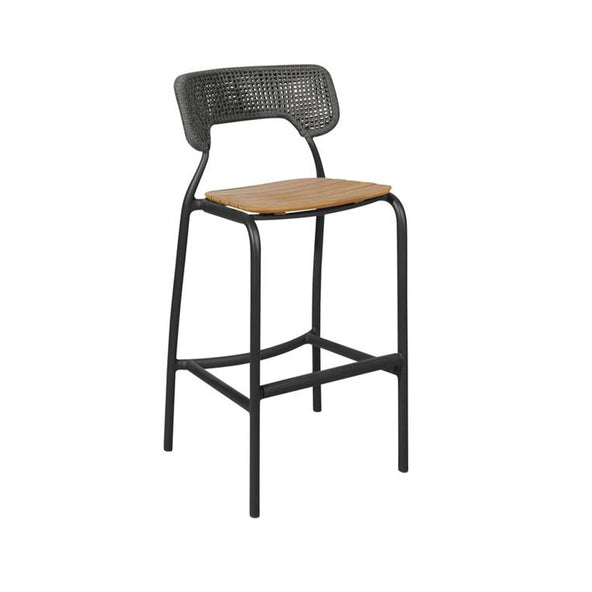 Ex-Display Mindo 102 Outdoor Bar Chair - Dark Grey **BERMONDSEY COLLECTION ONLY**