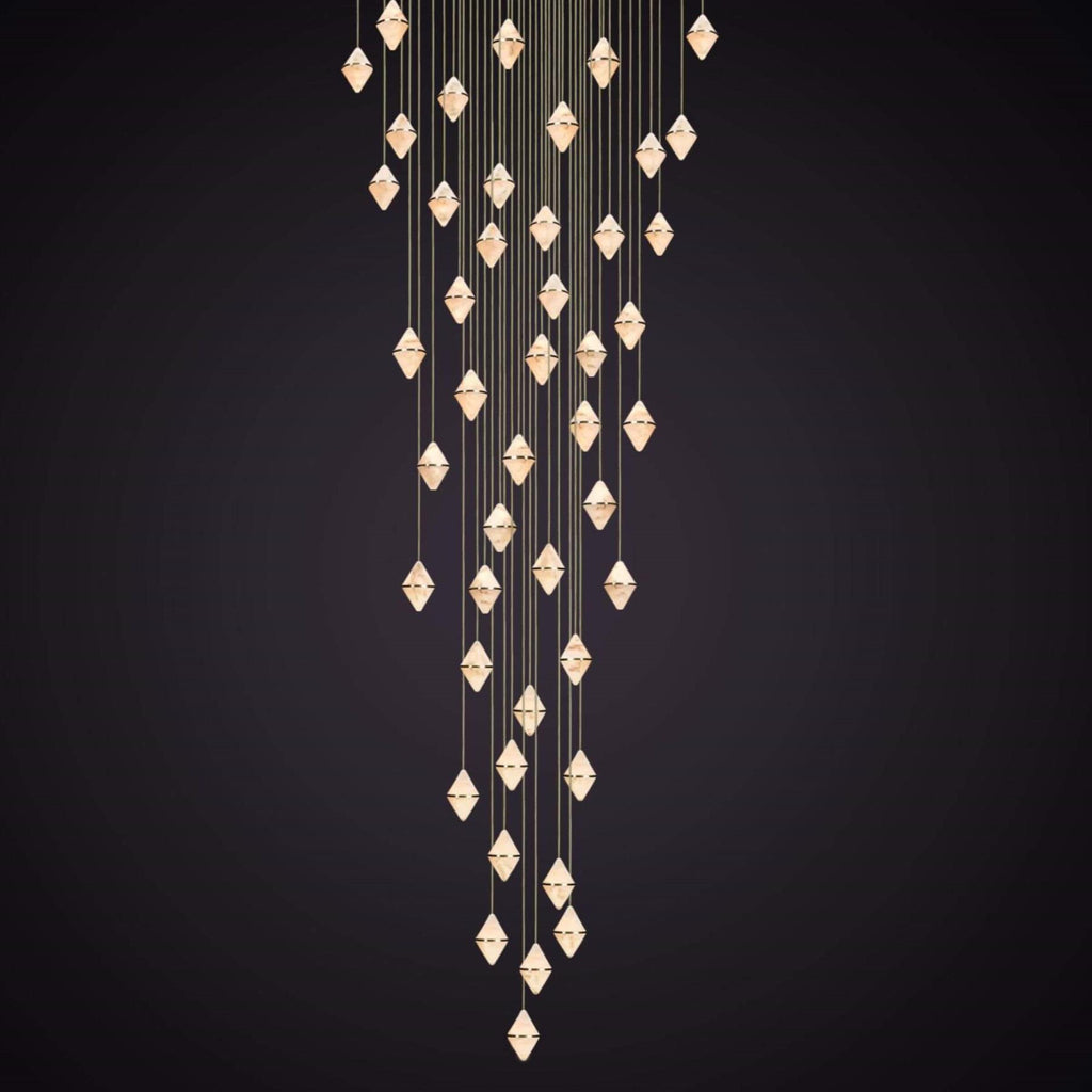 Marc Wood Gem Conical Cluster Pendant Light