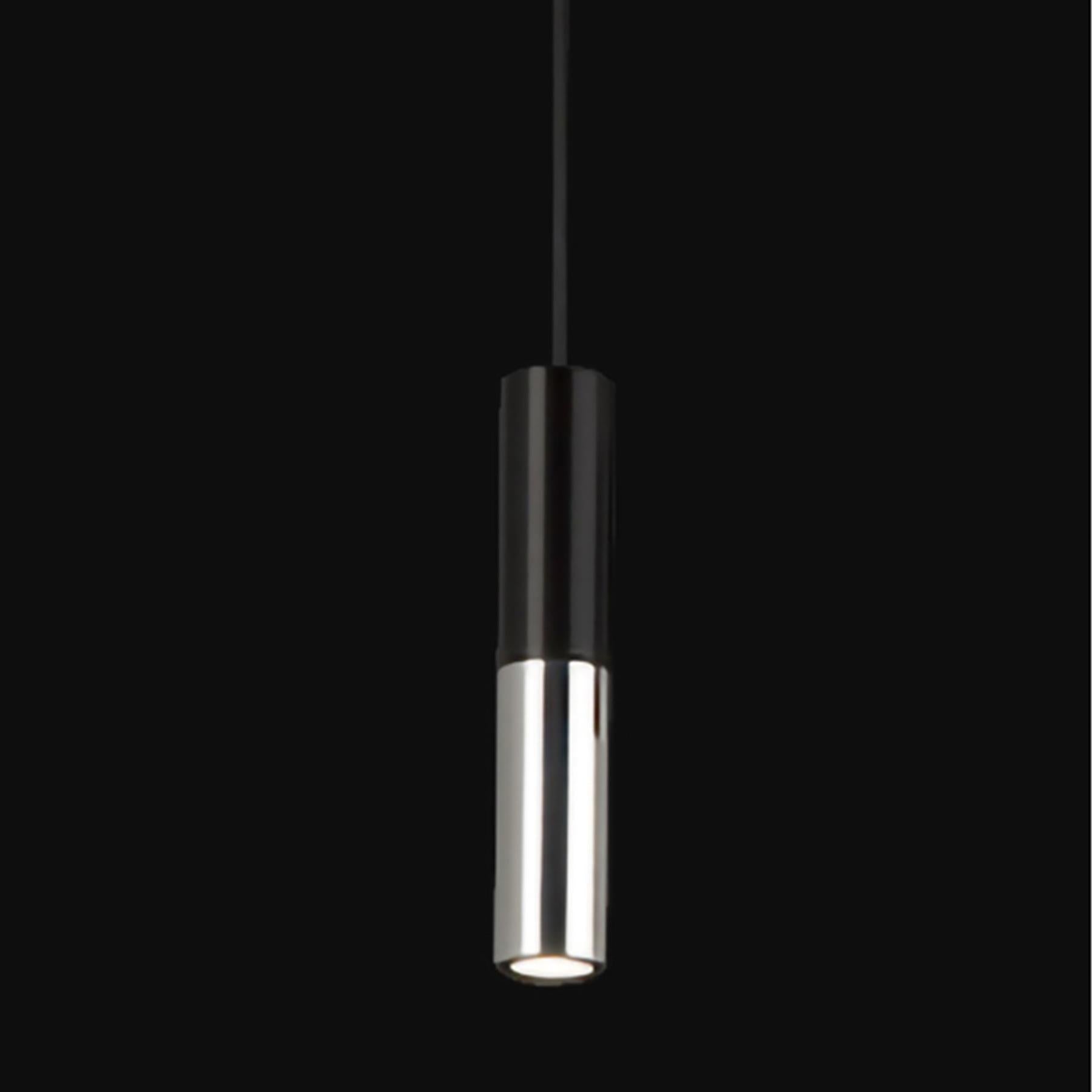 Ex-Display Quasar I0 XL Pendant Light - Black and Chrome