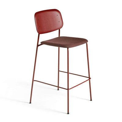 Outlet HAY Soft Edge 90 Fall Red Bar Stool