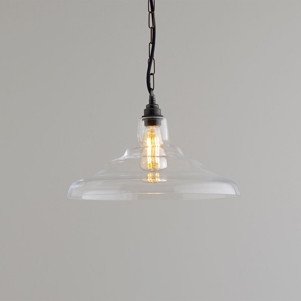 Davey Glass School Pendant Light