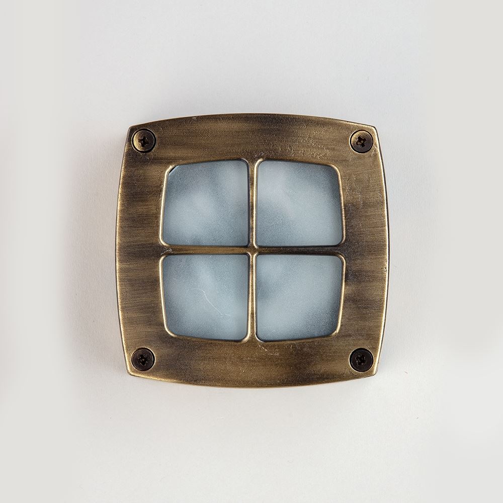 Old School Electric Square Path Light