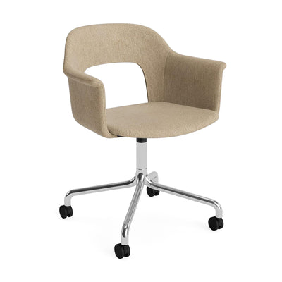 HAY Layout Armchair 264 with 4 Star Arc Swivel Wheel Base