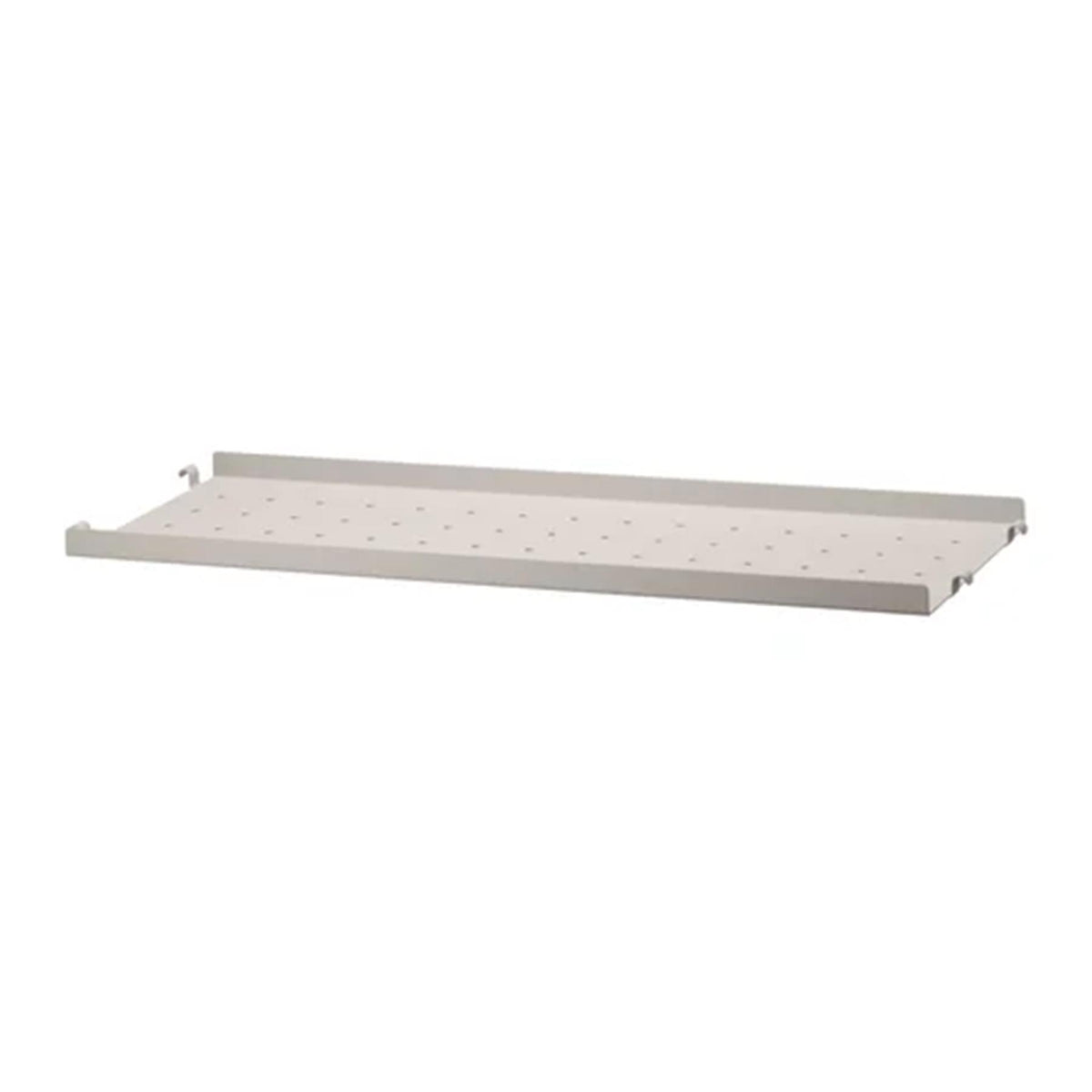 String Furniture String Metal Shelf with Low Edge