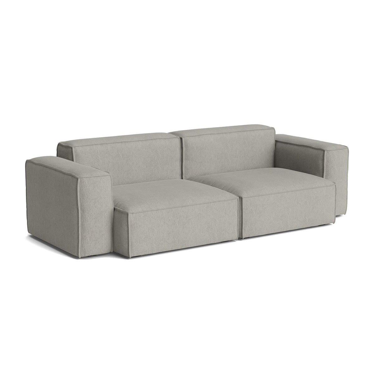 HAY Mags Soft 2+ Seater Sofa Low Armrest with Removable Cover Combination 1
