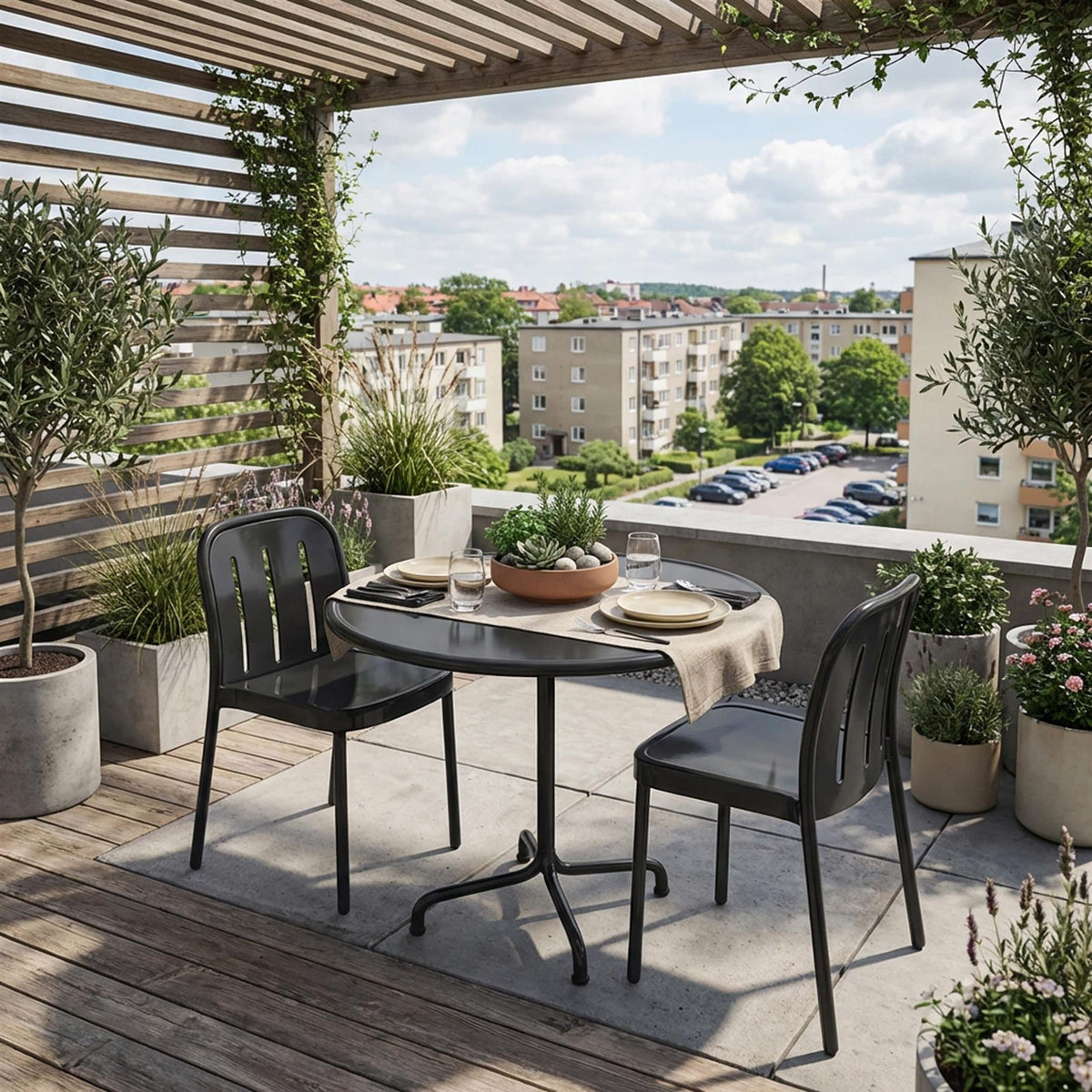 HAY Deville Bistro Set - Curated by Holloways of Ludlow