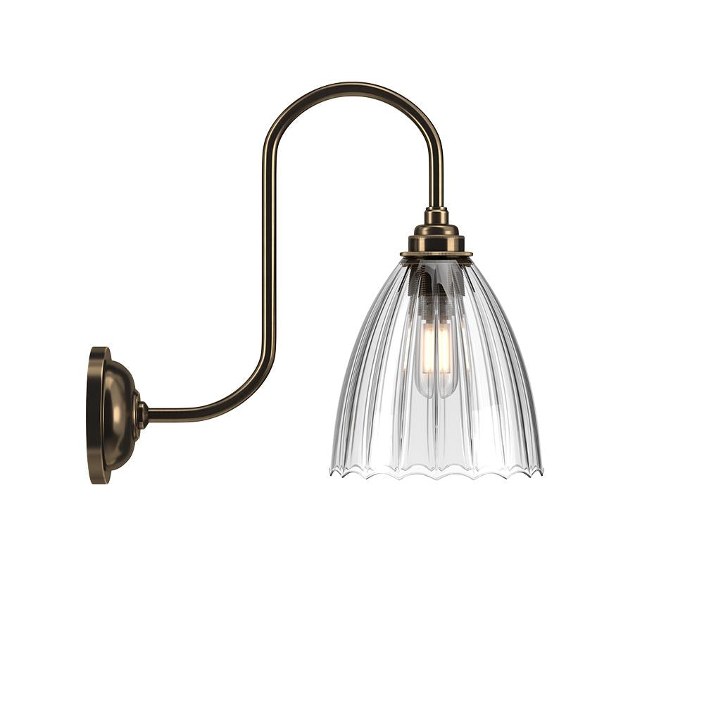 Fritz Fryer Ledbury Swan Neck Bathroom Wall Light