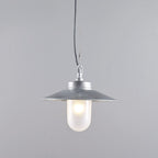 Davey Well Glass Pendant Light With visor