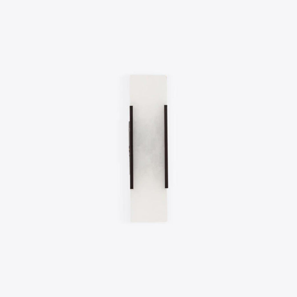 Pure White Lines Mosman Bronze Linear Wall Sconce