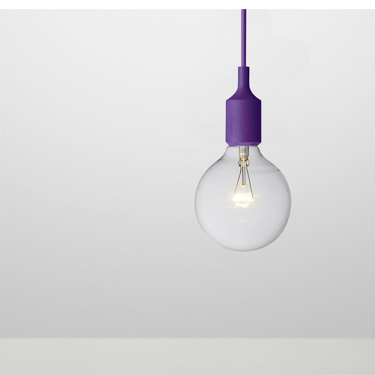 Ex-Display Muuto E27 Pendant Lamp - LED - Purple, None