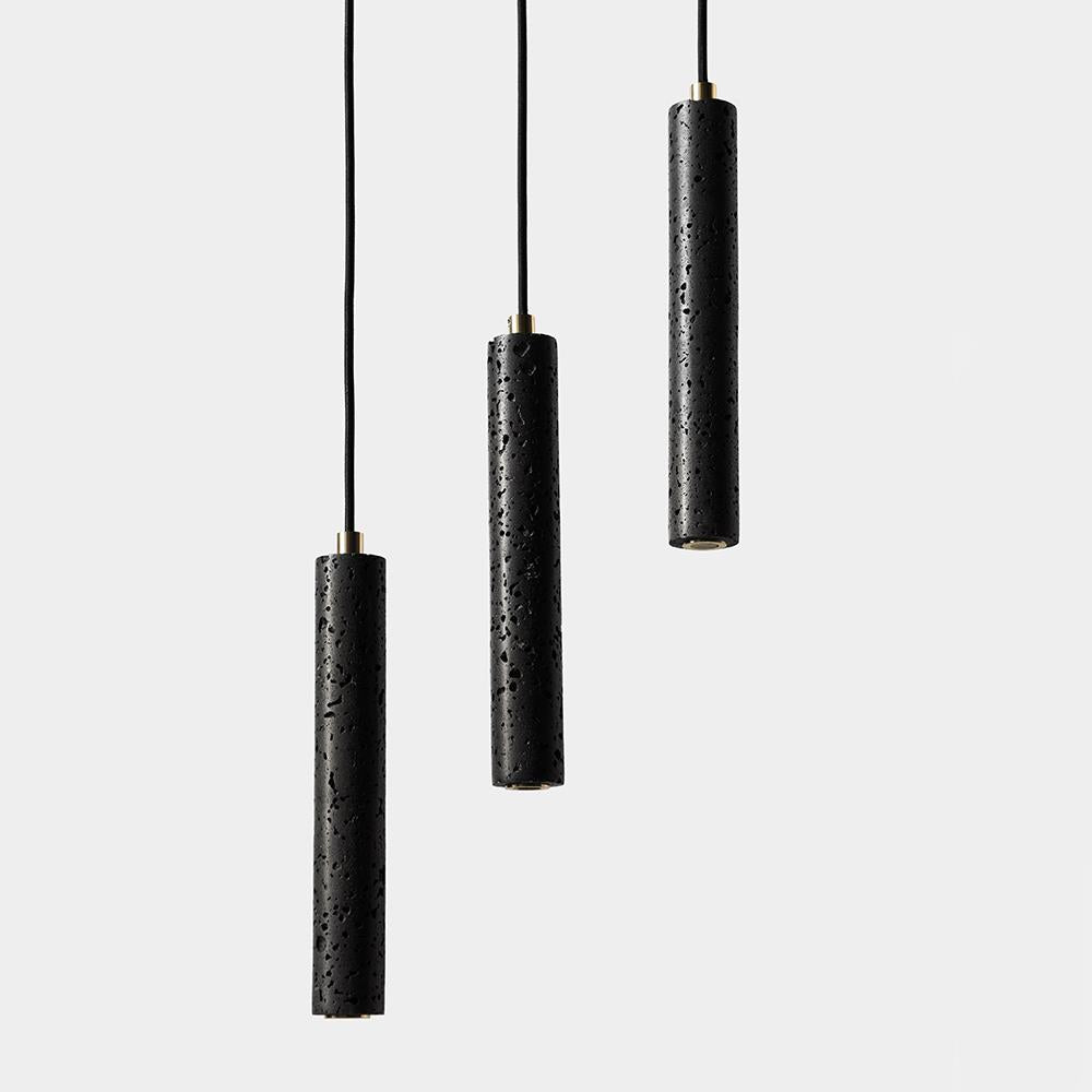Bentu Bang pendant light - marble or lavastone