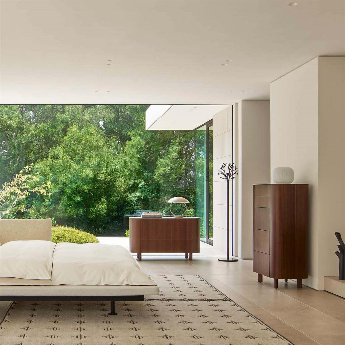 Ligne Roset Parabole Chest of Drawers in Dark Walnut
