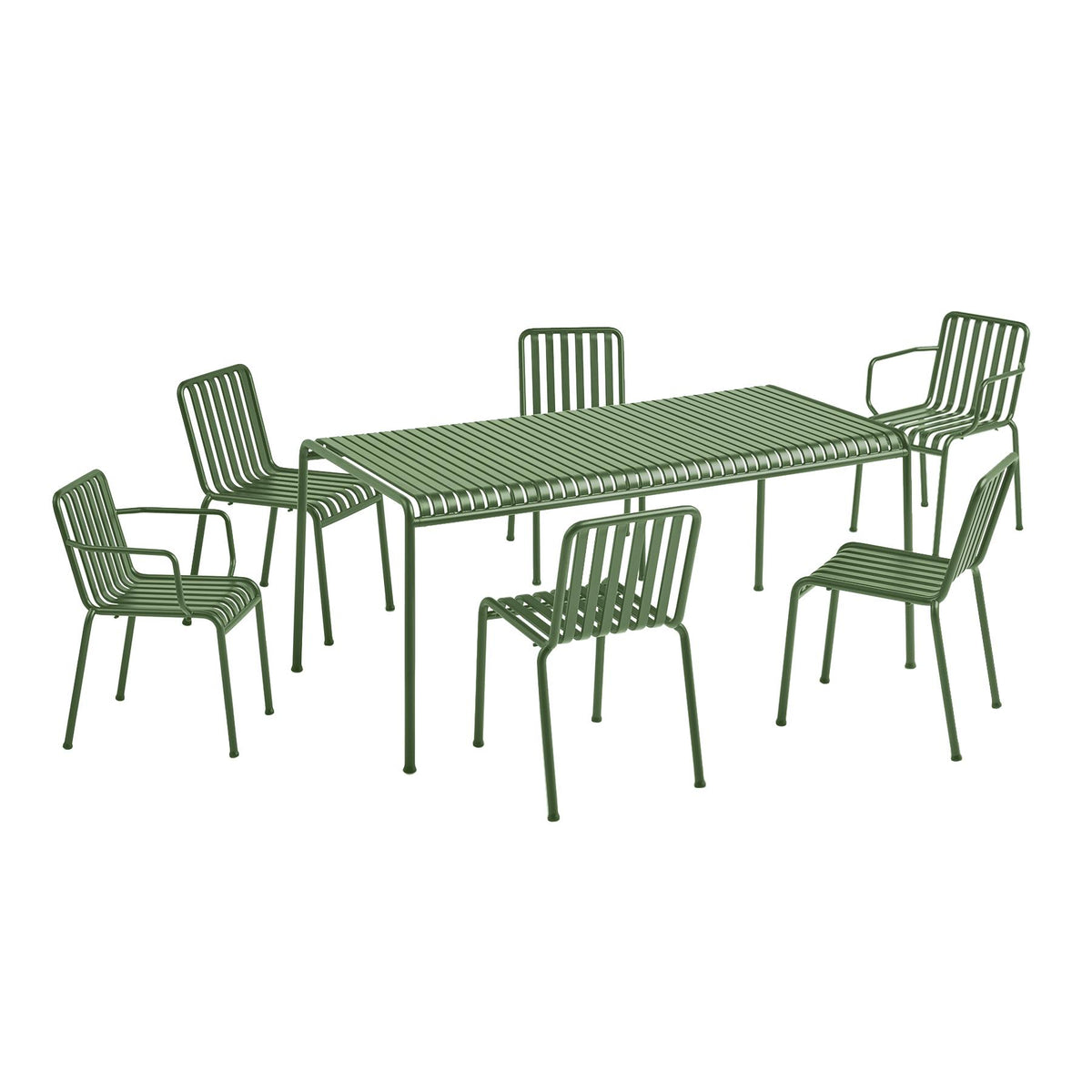HAY Palissade Garden Dining Set - Large - Curated by Holloways of Ludlow