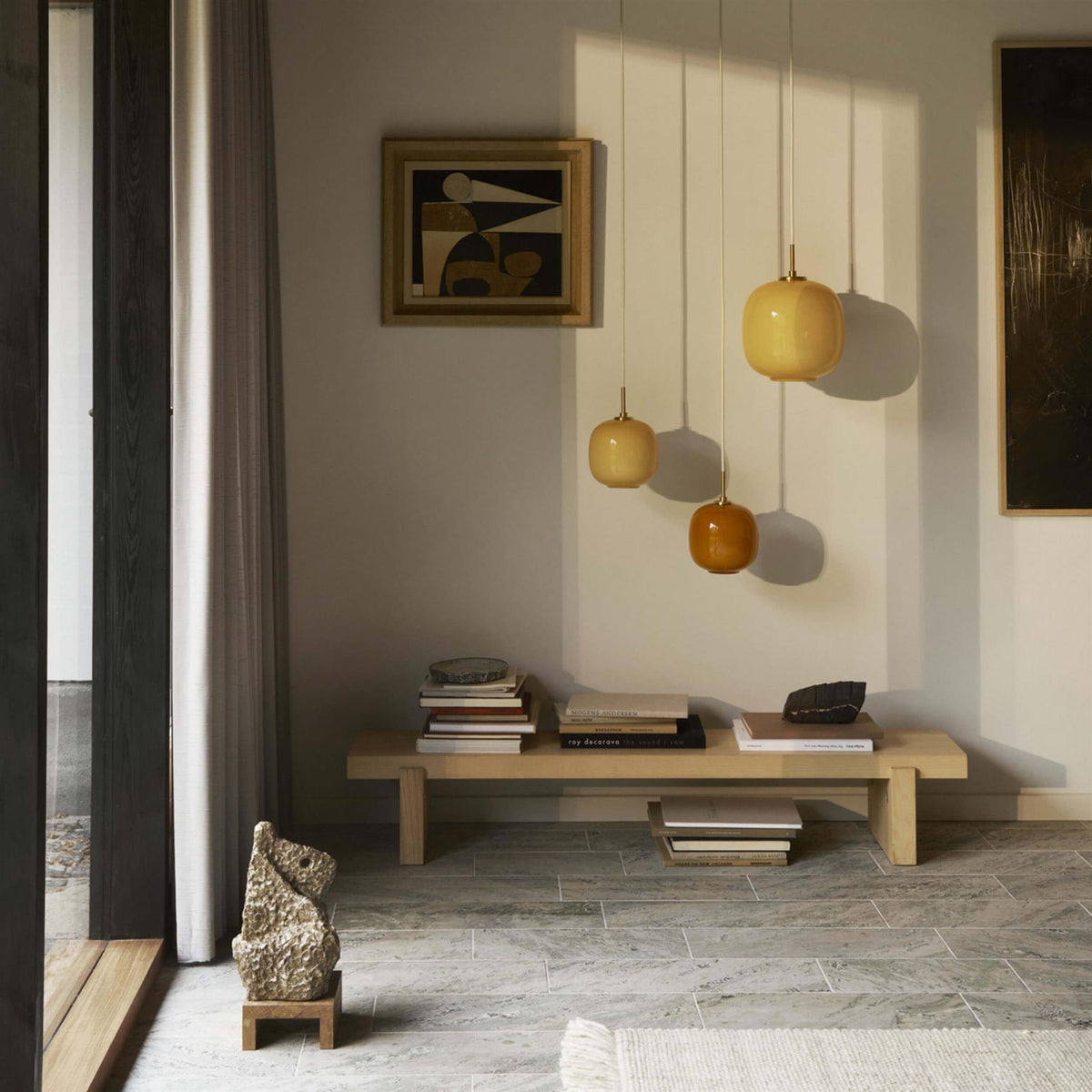 Louis Poulsen VL45 Radiohus Pendant Light, Coloured Glass