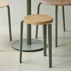 TIPTOE Lou Stool Oak Seat