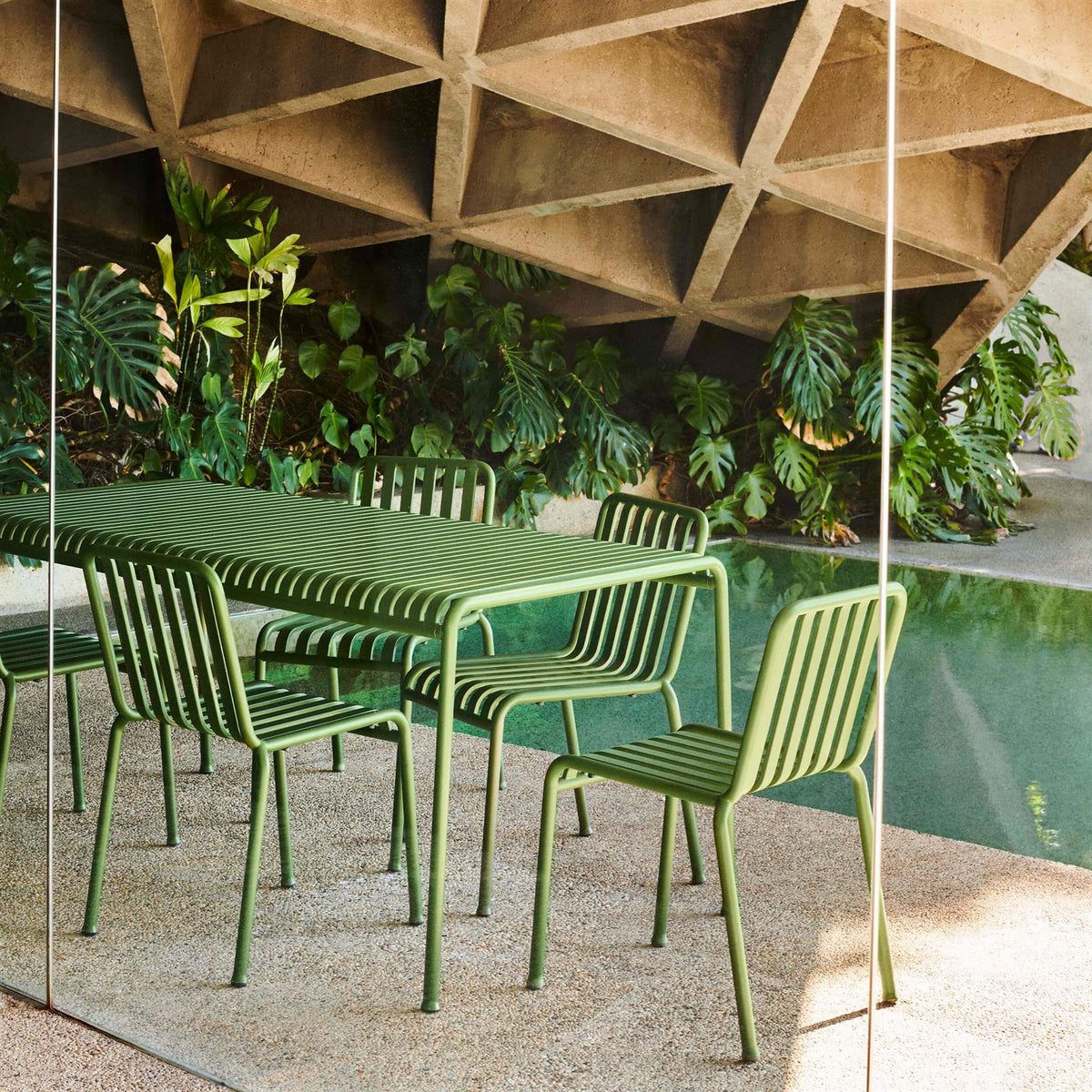 HAY Palissade Garden Dining Table - Extra Large: 220cm