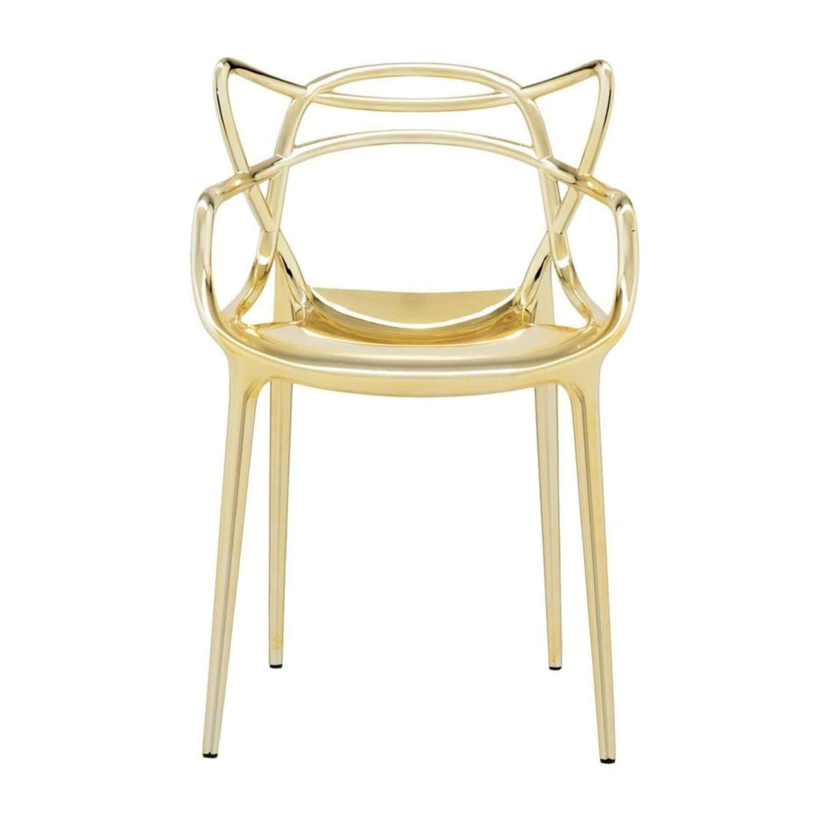 Kartell Masters Chair With Metalliclic Finish