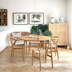 MAKE nordic Holmen Extendable Round Dining Table