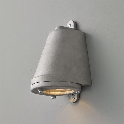 Davey Mast Exterior Wall Light - Sandblasted Anodised Aluminium