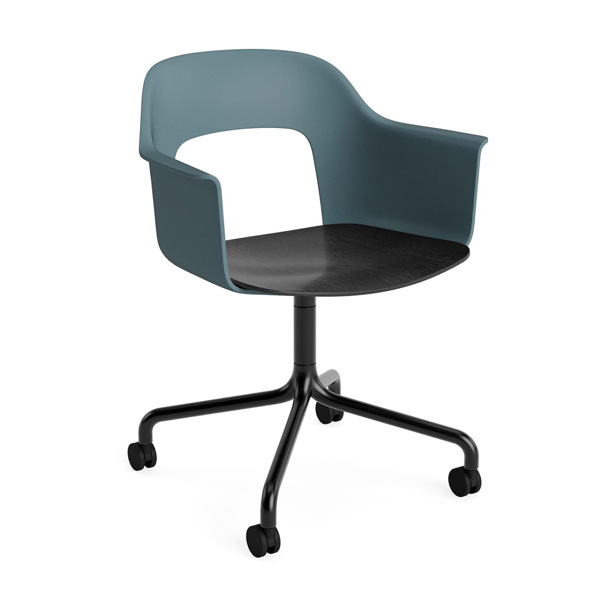 HAY Layout Armchair 262 with 4 Star Swivel Wheel Base