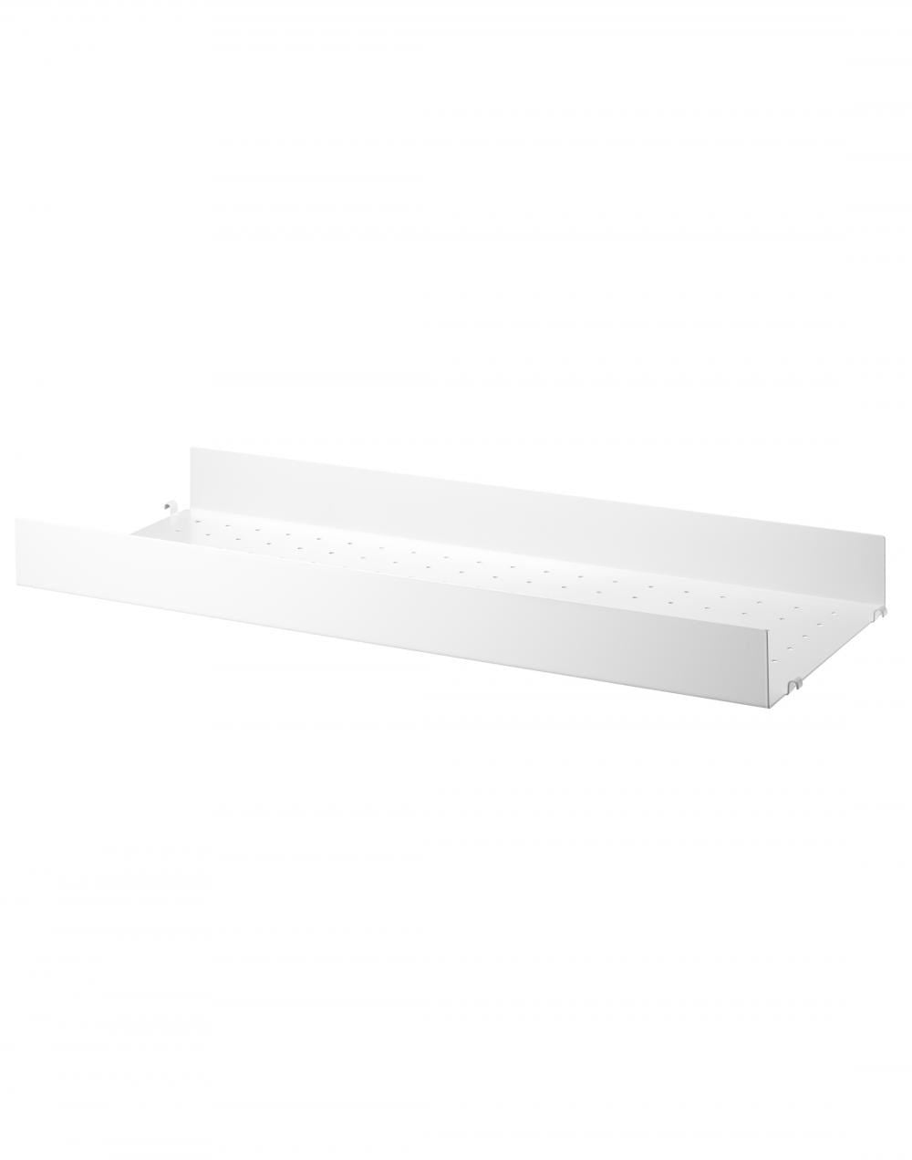 String Furniture String Metal Shelf with High Edge