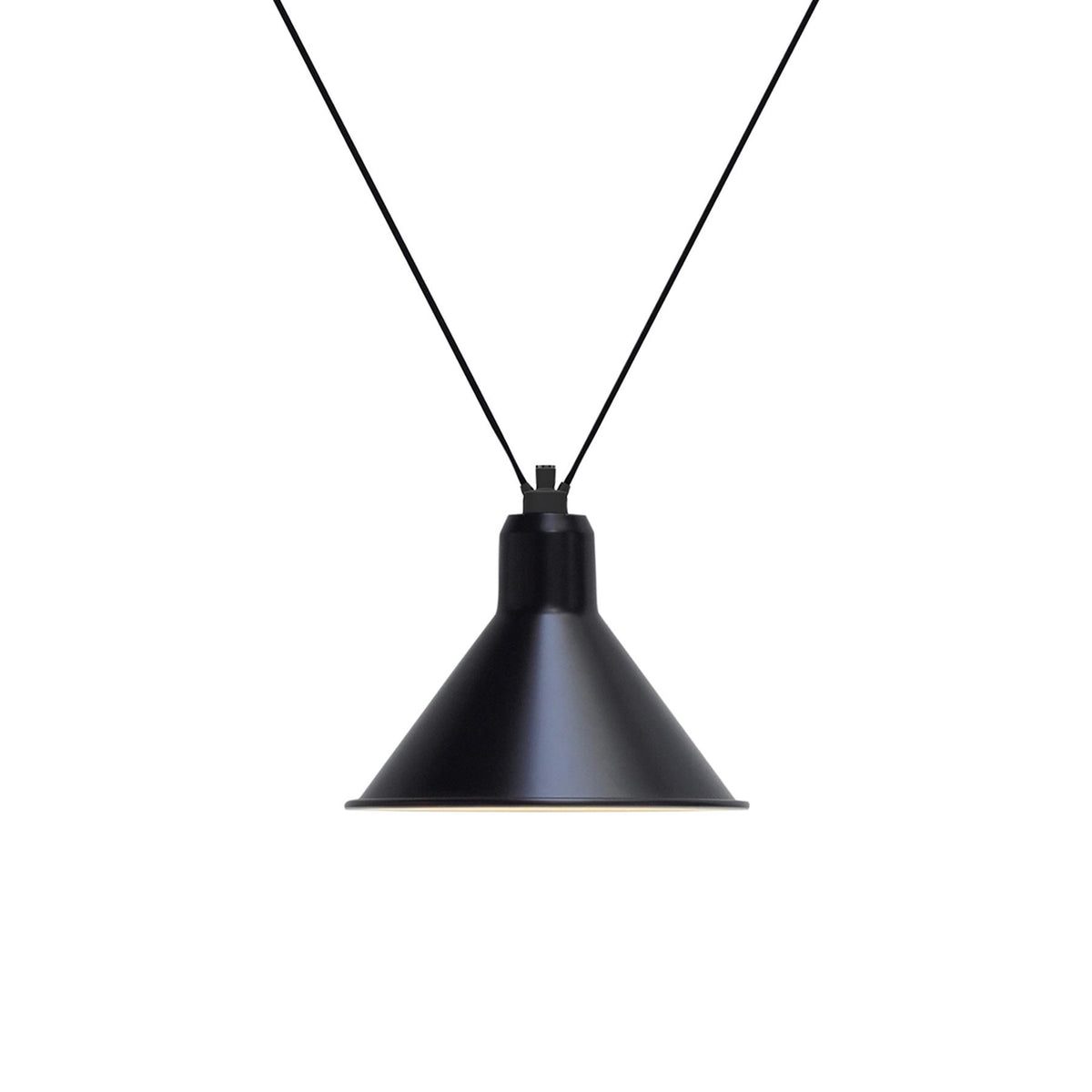 DCW Editions Les Acrobates De Gras Pendant 322 with Conical Shade