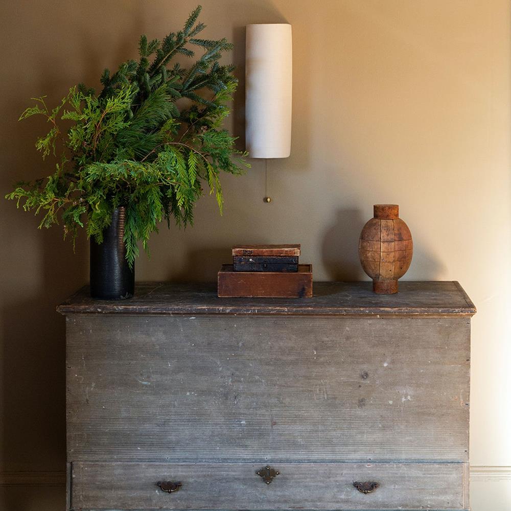 Shaded wall light