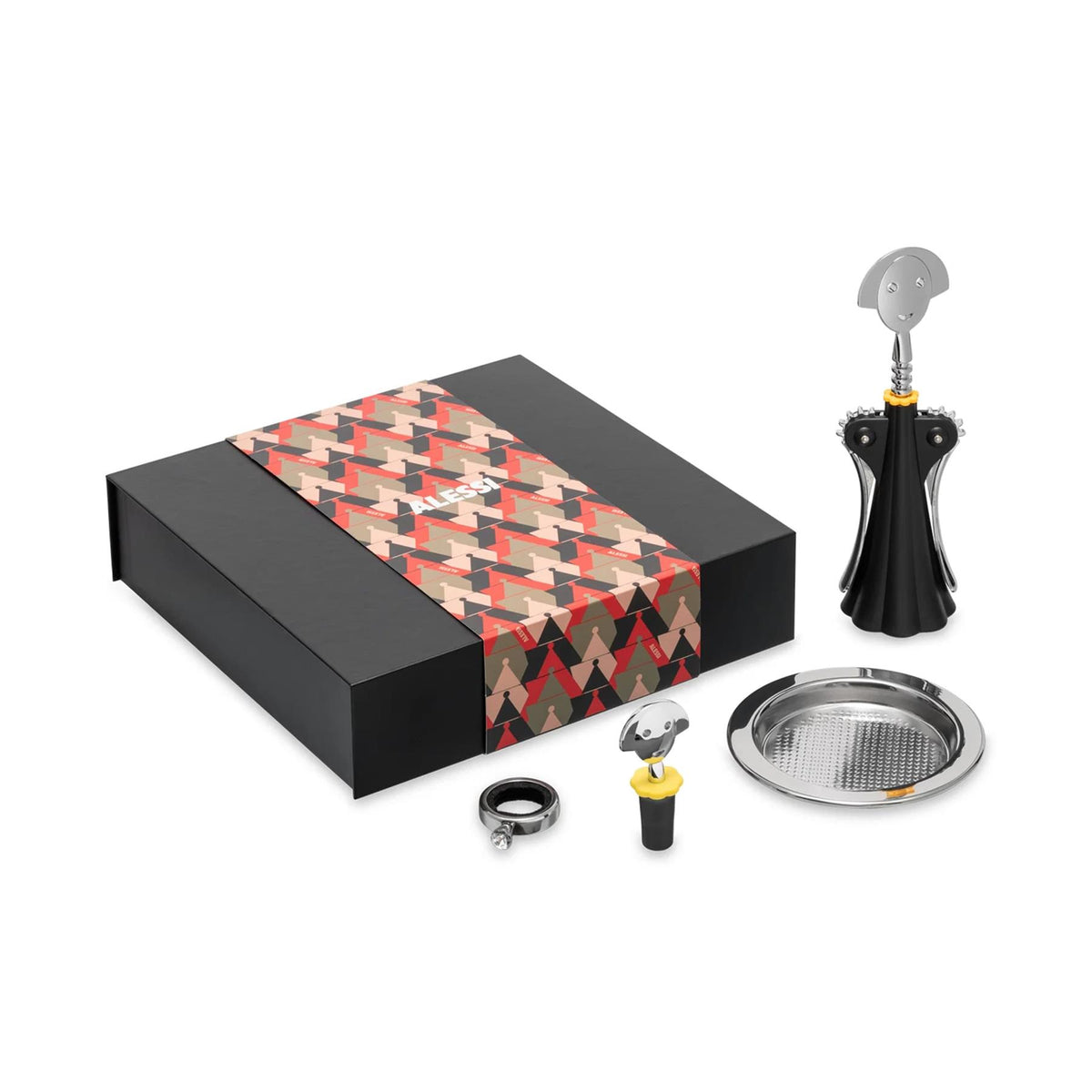 Alessi Anna G. Corkscrew & Wine Bottle Stopper Gift Set