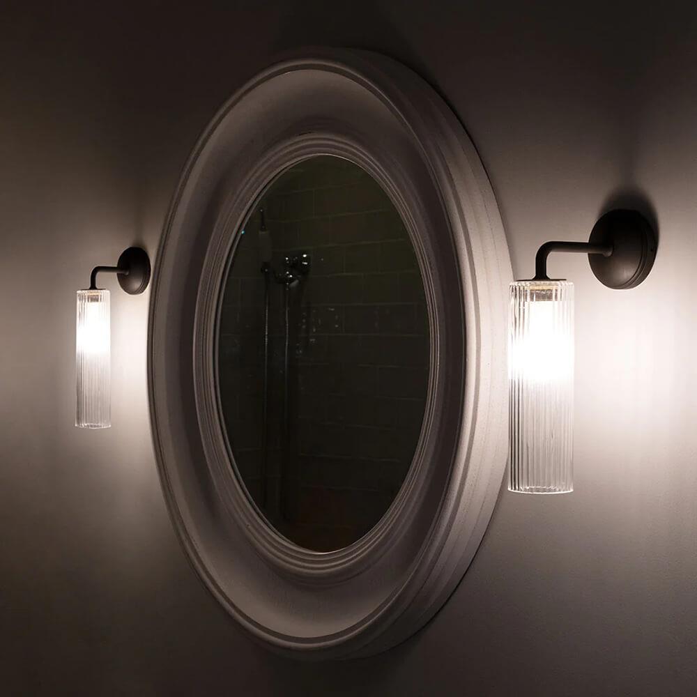 Corston Claremont glass wall light - small