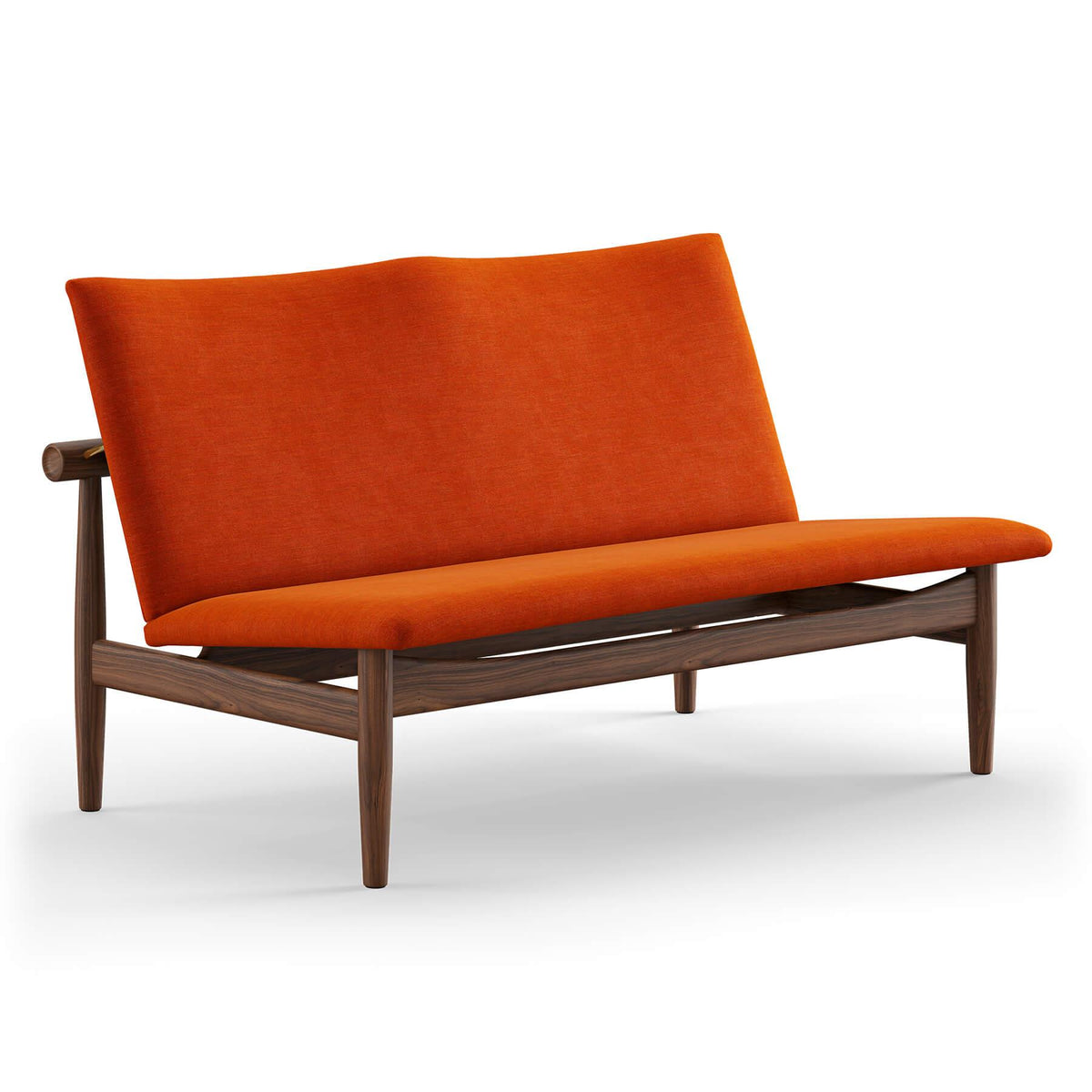 Finn Juhl The Japan 2 Seater Sofa in Walnut