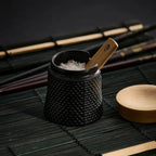 Peugeot Bali Black Cast Iron Salt Cellar