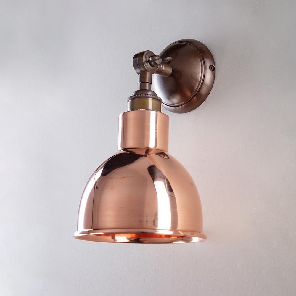 Outlet Old School Electric Churchill Wall Light, Short Arm